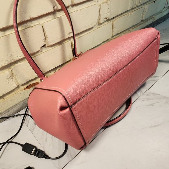 Like New Coach Brooke Pink Glitter Crossbody Bag Purse - Picture 10 of 16